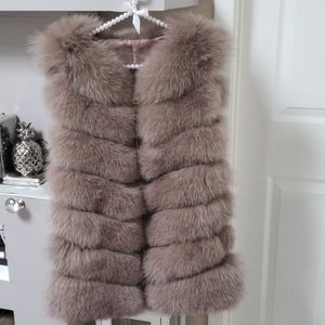 Beautiful, Natural,Real Fox Fur Vest